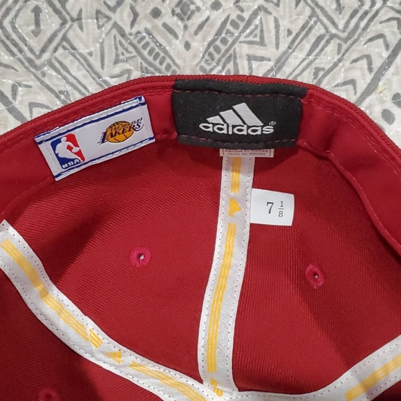 Adidas los angeles  lakers hat size 7/1/8 - Picture 6 of 8